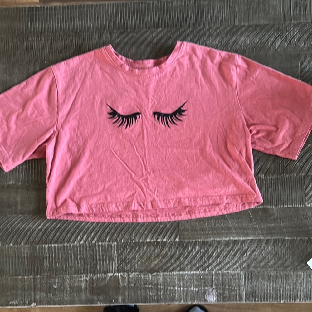 SHEIN Pink Cotton Top